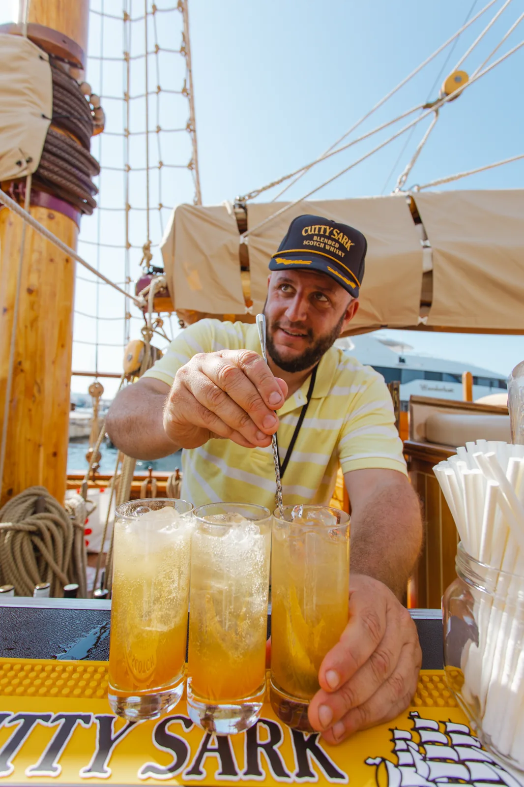 Service de cocktails Bar'OOF lors d'un événement dans les Yvelines